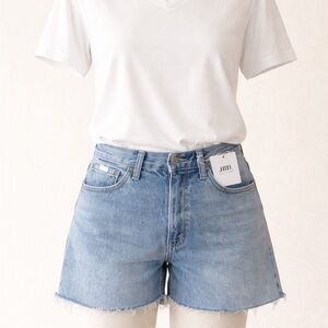 Just Black Light Blue Jean Shorts